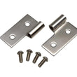 Load image into Gallery viewer, Kentrol 76-06 JEEP CJ Wrangler YJ/TJ Lower Door Hinge Pair - Polished Silver