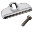 Load image into Gallery viewer, Kentrol 76-86 Jeep CJ Battery Tray Clamp - Polished Silver