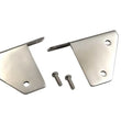 Load image into Gallery viewer, Kentrol 76-95 Jeep CJ/Wrangler YJ Spot Light Bracket Pair - Polished Silver