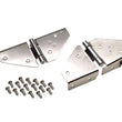 Load image into Gallery viewer, Kentrol 76-95 Jeep CJ/Wrangler YJ Windshield Hinge Pair - Polished Silver