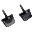 Load image into Gallery viewer, Kentrol 76-95 Jeep CJ/Wrangler YJ Windshield Knobs Pair - Powdercoat Black