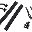 Load image into Gallery viewer, Kentrol 76-95 Jeep CJ/YJ Door Strap Kit Black Powdercoat Stainless Steel