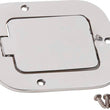 Load image into Gallery viewer, Kentrol 77-95 Jeep CJ/Wrangler YJ Billet Style Gas Hatch - Polished Silver