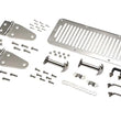 Load image into Gallery viewer, Kentrol 78-95 Jeep CJ/Wrangler YJ Hood Kit - Polished Silver