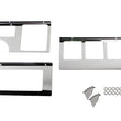 Load image into Gallery viewer, Kentrol 87-95 Jeep Wrangler YJ Dash Overlay Set (3 pieces) - Polished Silver