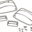 Load image into Gallery viewer, Kentrol 87-95 Jeep Wrangler YJ Light Guard Set 4 Pieces - Polished Silver