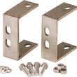 Load image into Gallery viewer, Kentrol 87-95 Jeep Wrangler YJ Rear Bumper Brackets Pair - Polished Silver