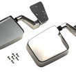 Load image into Gallery viewer, Kentrol 88-06 Jeep Wrangler YJ/TJ Mirror Kit Pair - Polished Silver