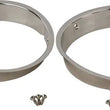 Load image into Gallery viewer, Kentrol 97-06 Jeep Wrangler TJ Headlight Bezels Pair - Polished Silver