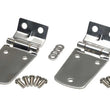 Load image into Gallery viewer, Kentrol 97-06 Jeep Wrangler TJ Hood Hinge Pair - Polished Silver