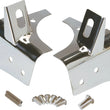 Load image into Gallery viewer, Kentrol 97-06 Jeep Wrangler TJ Light Bracket Pair - Polished Silver