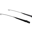Load image into Gallery viewer, Kentrol 97-06 Jeep Wrangler TJ Windshield Wiper Arms Pair - Powdercoat Black