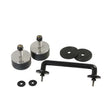 Load image into Gallery viewer, Kentrol 97-14 Jeep Wrangler TJ/JK Windshield Tie Down Kit - Powdercoat Black