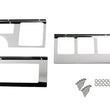 Load image into Gallery viewer, Kentrol 87-95 Jeep Wrangler YJ Dash Overlay Set (3 pieces) - Polished Silver