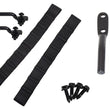 Load image into Gallery viewer, Kentrol Jeep Wrangler TJ Polished Stainless Door Strap Kit Black Powdercoat Stainless Steel