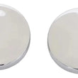 Load image into Gallery viewer, Kentrol 07-18 Jeep Wrangler JK Liftgate Button Covers Pair - Polished Silver