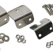 Load image into Gallery viewer, Kentrol 72-86 Jeep CJ Strut Rod Mounting Brackets 4 Pieces Fiberglass - Polished Silver