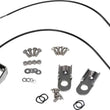 Load image into Gallery viewer, Kentrol 76-86 Jeep CJ Tailgate Pivot Latch Assembly Fiberglass Body CJ - Polished Silver