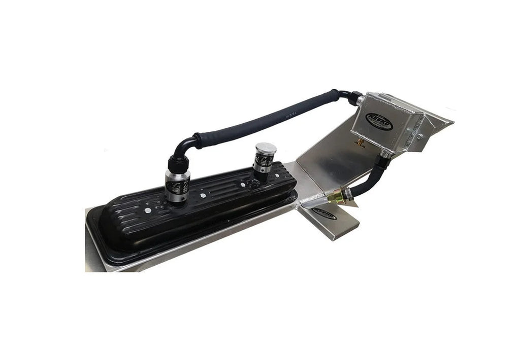 Kevko Racing Oil Pans and Components Alum Evac Tank Kit w/1-1/2in Slip ons K139-OPEN