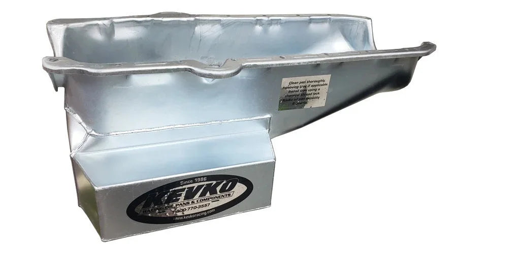 Kevko Racing Oil Pans and Components IMCA Hobby Stock 602 Crate Oil Pan IMCA87