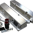 Load image into Gallery viewer, Kevko Racing Oil Pans and Components SBC Fab Valve Cover Set Sgl Crossover Breathe VC208WO-5CO1