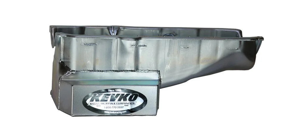 Kevko Racing Oil Pans and Components SBC Oil Pan C/T 6qt LH Dipstick 57-79 1087