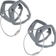 Load image into Gallery viewer, Key Covers - Gray - Can-Am - Spider Show Chrome - Main Product View
