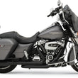 Load image into Gallery viewer, Khrome Werks 2-into-2 Dominator Exhaust System with 4-1/2" Mufflers - Black - FL 200810A - Back View