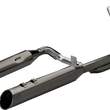 Load image into Gallery viewer, Khrome Werks 2-into-2 Dominator Exhaust System with 4-1/2" Mufflers - Black with Race Tip - M8  200130 - Side View