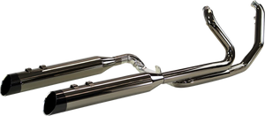 Khrome Werks 2-into-2 Dominator Exhaust System with 4-1/2" Mufflers - Eclipse® - FL 201445 - Main Product View