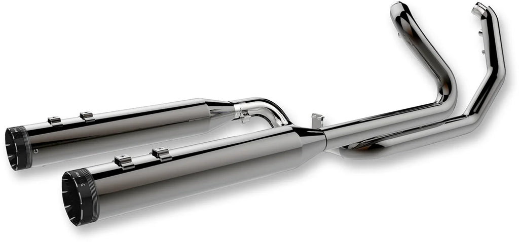 Khrome Werks 2-into-2 Dominator Exhaust System with 4-1/2" Mufflers - Eclipse® - FL 201810A - Main Product View