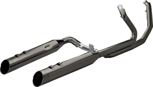 Khrome Werks 2-into-2 Dominator Exhaust System with 4-1/2" Mufflers - Eclipse® with Edge Tip - M8  201525 - Main Product View