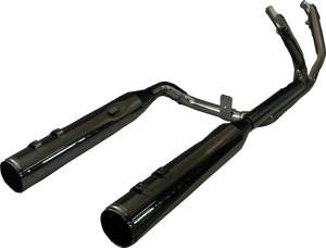 Khrome Werks 2-into-2 Dominator Exhaust System with 4-1/2" Mufflers - Eclipse® with Race Tip - M8  201130 - Main Product View