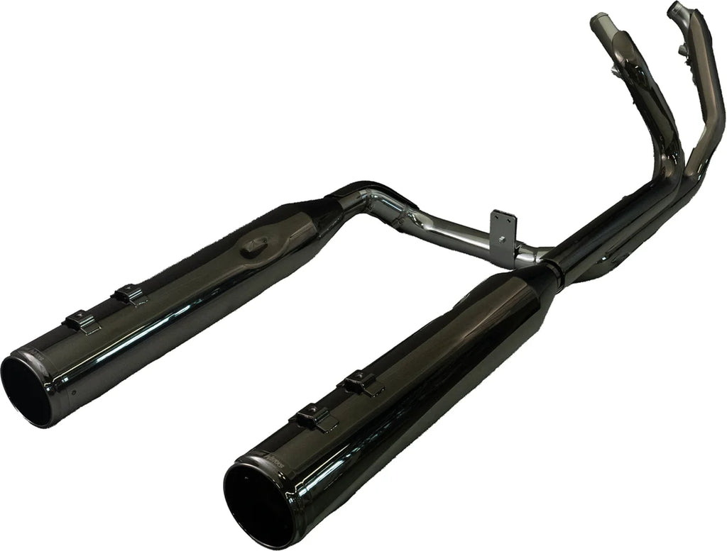 Khrome Werks 2-into-2 Dominator Exhaust System with 4-1/2" Mufflers - Twin Cam 201150