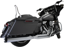 Load image into Gallery viewer, Khrome Werks 2:1 Outlaw Exhaust - Black - No End Cap Included 200775 - Back View