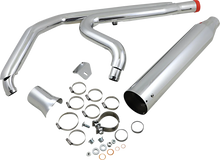 Load image into Gallery viewer, Khrome Werks 2:1 Outlaw Exhaust - Chrome - No End Cap Included 200770 - Side View