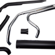 Load image into Gallery viewer, Khrome Werks 2:1 Outlaw Exhaust System - Black 200785 - Main Product View