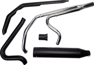 Khrome Werks 2:1 Outlaw Exhaust System - Black 200785 - Main Product View