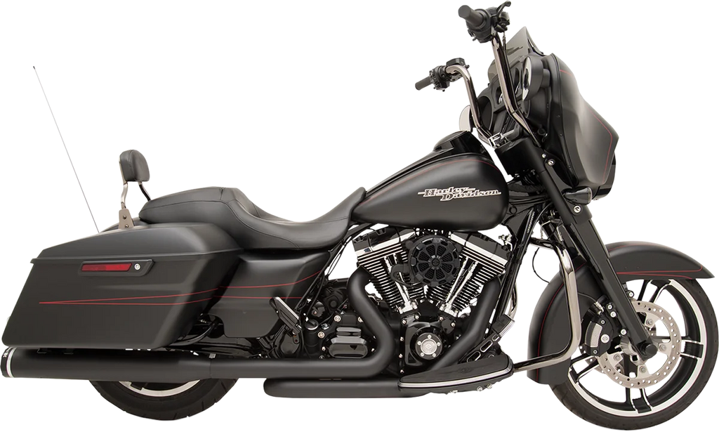 Khrome Werks 2:2 Dominator Exhaust System - Black - '09-'16 FL - With 4-1/2" Muffler 200830 - Main Product View