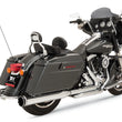 Load image into Gallery viewer, Khrome Werks 2:2 Dominator Exhaust System - Chrome - '09-'16 FL - With 4-1/2" Muffler 200630 - Back View