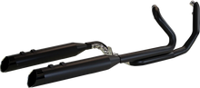 Load image into Gallery viewer, Khrome Werks 2:2 Exhaust with 4.5&quot; Muffler - Black - FL 200445 - Main Product View