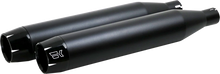 Load image into Gallery viewer, Khrome Werks 3-1/2" Slip-On Mufflers - Black 202600 - Main Product View