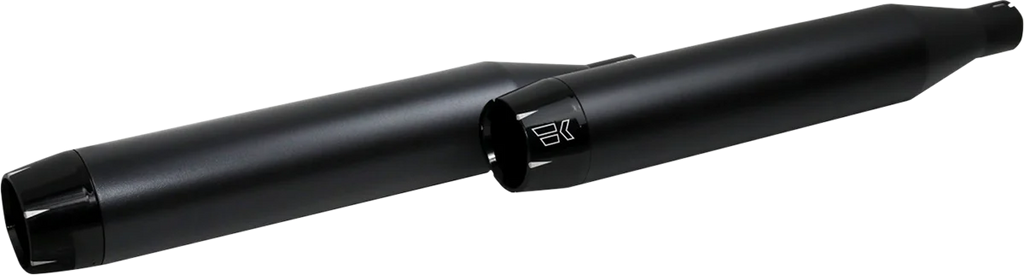 Khrome Werks 3-1/2" Slip-On Mufflers - Black 202620 - Main Product View