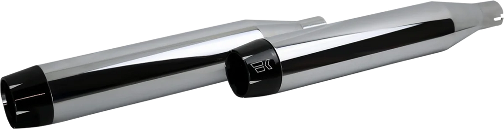 Khrome Werks 3-1/2" Slip-On Mufflers - Chrome 202520 - Main Product View