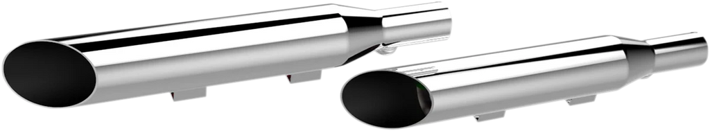 Khrome Werks 3" HP-Plus® Slip-On Mufflers - Slash-Cut - Chrome - XL 202390