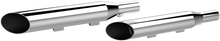 Load image into Gallery viewer, Khrome Werks 3" HP-Plus® Slip-On Mufflers - Slash-Cut - Chrome - XL 202390