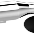 Load image into Gallery viewer, Khrome Werks 3" HP-Plus® Slip-On Mufflers - Slash-Cut - Chrome - XL 202395