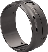 Load image into Gallery viewer, Khrome Werks 4-1/2" Exhaust Race Tip - Black 200728P - Side View