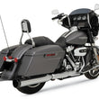 Load image into Gallery viewer, Khrome Werks 4-1/2" HP-Plus® Slip-On Mufflers - Black with Klassic - Touring 202825 - Side View