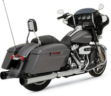 Load image into Gallery viewer, Khrome Werks 4-1/2&quot; HP-Plus® Slip-On Mufflers - Black with Klassic - Touring 202825 - Side View